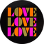 Product Image for notes-to-self-love-love-love-black-sticker