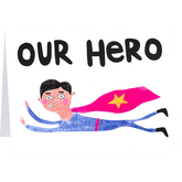 Product Image for one-lane-road-2053-our-hero-greeting-card