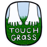 Product Image for one-lane-road-touch-grass-sticker