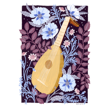 Floral Lute