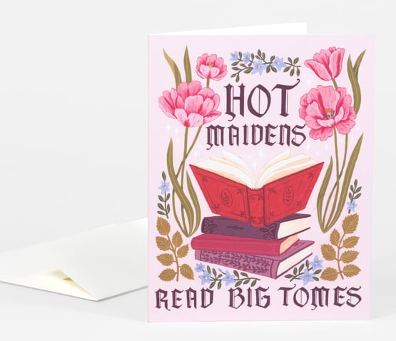 Hot Maidens Read Big Tomes