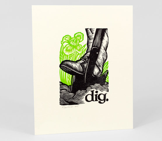 Dig Printing Peter Nevins - Dig at buyolympia.com