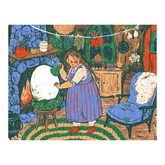 Product Image for phoebe-wahl-ap173-listening-to-the-egg-print