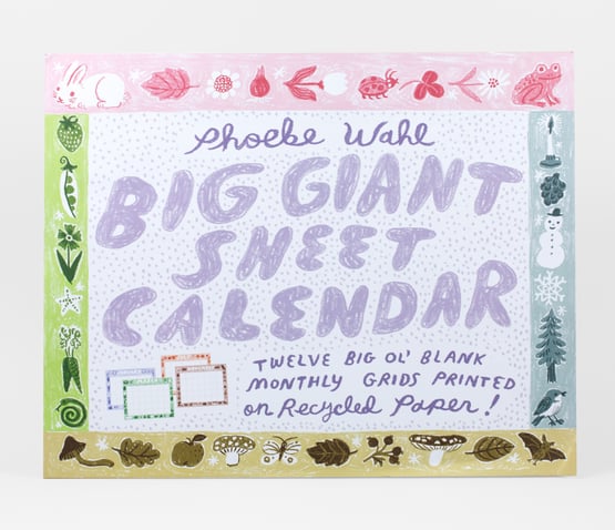 Giant Sheet Calendar