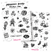 Phoebe's Diary Sticker Set