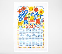 2027 Tea Towel Calendar