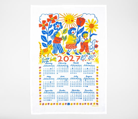 2027 Tea Towel Calendar