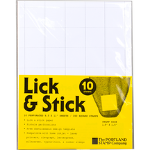 Lick & Stick Square (10 Pack)