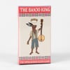 A rectangular game box labeled "THE BANJO KING" and "THE APPALACHIAN SCOPA GAME," featuring an illustration of a rabbit-headed character holding a banjo.