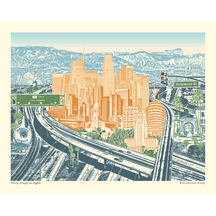 Driving Through Los Angeles (Vintage Vibe)