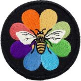 Product Image for victory-garden-bee-for-pride-rainbow-patch