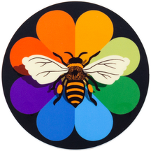 Bee for Pride Rainbow