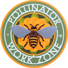 Pollinator Work Zone Honey Bee