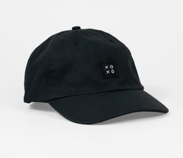 Black Felt Logo Cap