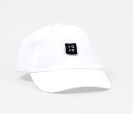 White Felt Logo Cap